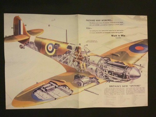 Spitfire colour cutaway of - colour,